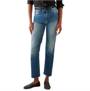 Frank & Eileen Derry Jeans Womens Size 29 Straight Leg High Rise 1999 Wash Blue